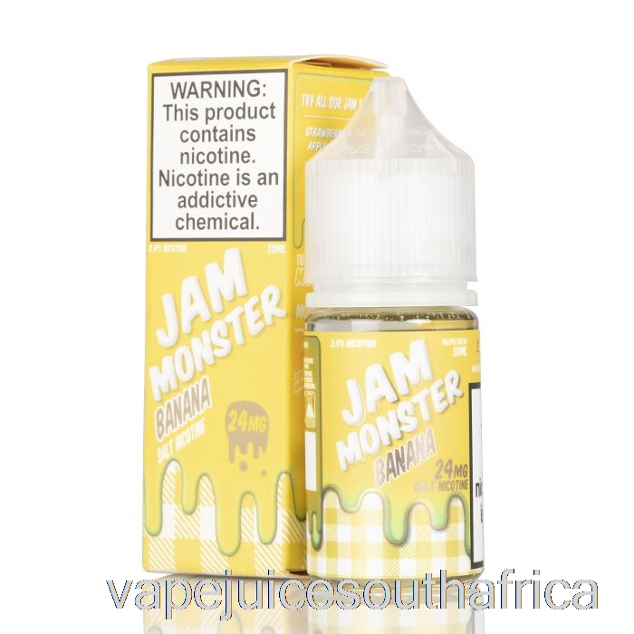 Vape Juice South Africa Banana - Jam Monster Salts - 30Ml 24Mg